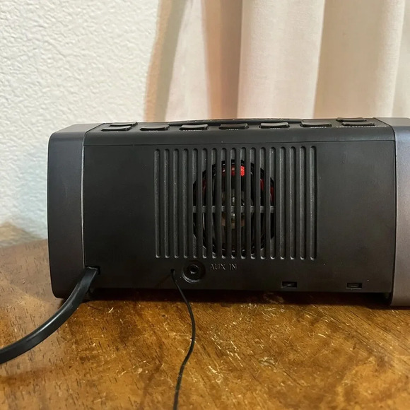 Timex Alarm Clock Radio T235Y Digital 12 Hour Clock With 2 Alarms Working AUX - Picture 11 of 16